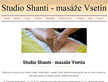 Tablet Screenshot of masaze-vsetin.cz